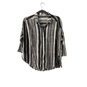 Western Serape Button Down Shirt XS